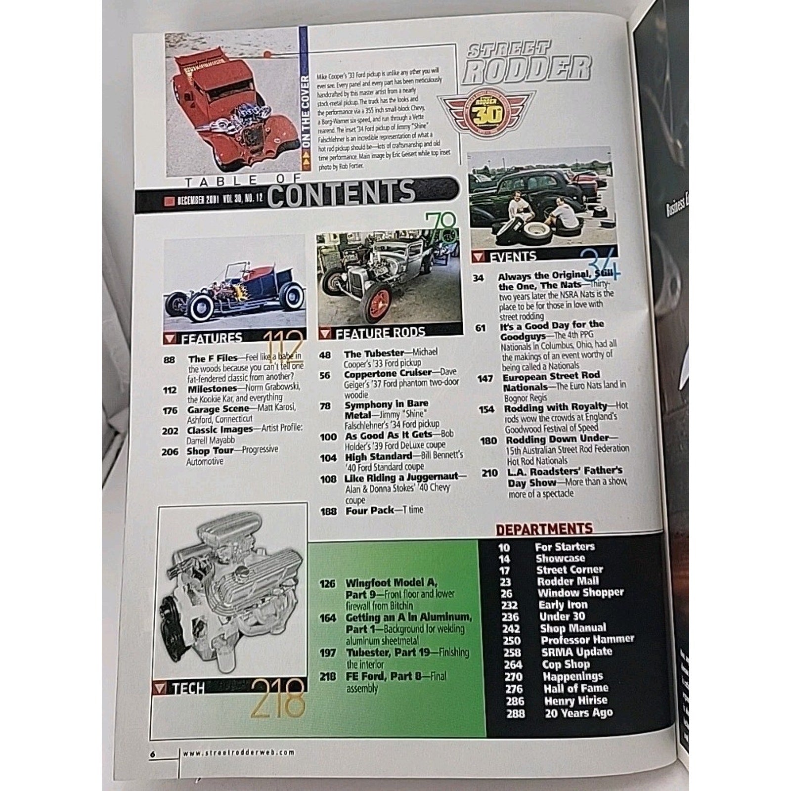 Street Rodder Magazine - December 2001 - Vol. 30 No. 12
