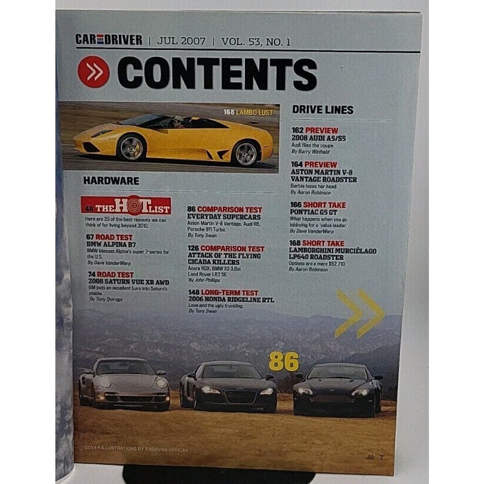 Car And Driver Magazine - July 2007 - Vol. 53 No. 1