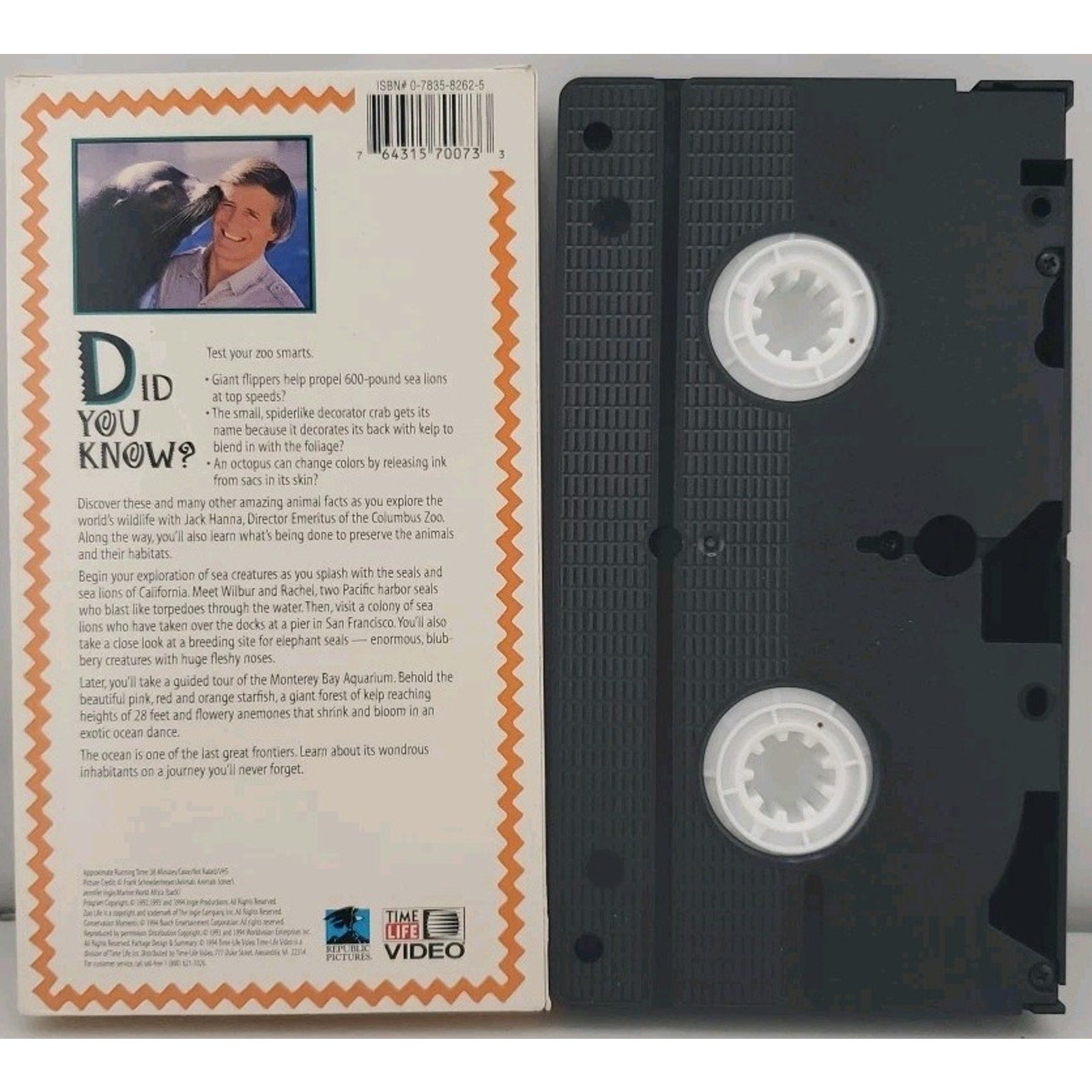 Zoo Life With Jack Hanna VHS 1994 Flippin' Out