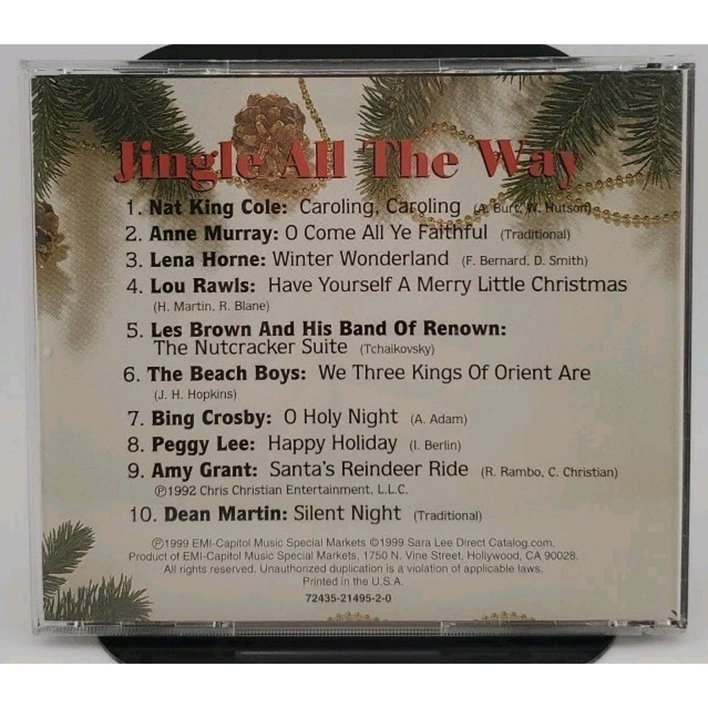 Jingle All The Way, One Hanes Place (CD - 1999) Christmas Comp