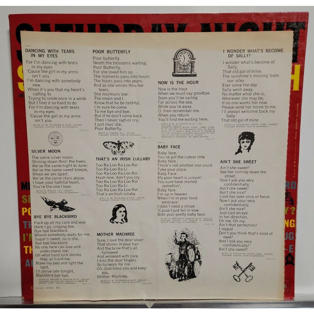 Mitch Miller & The Gang ‎– Saturday Night Sing Along With Mitch (Vinyl)