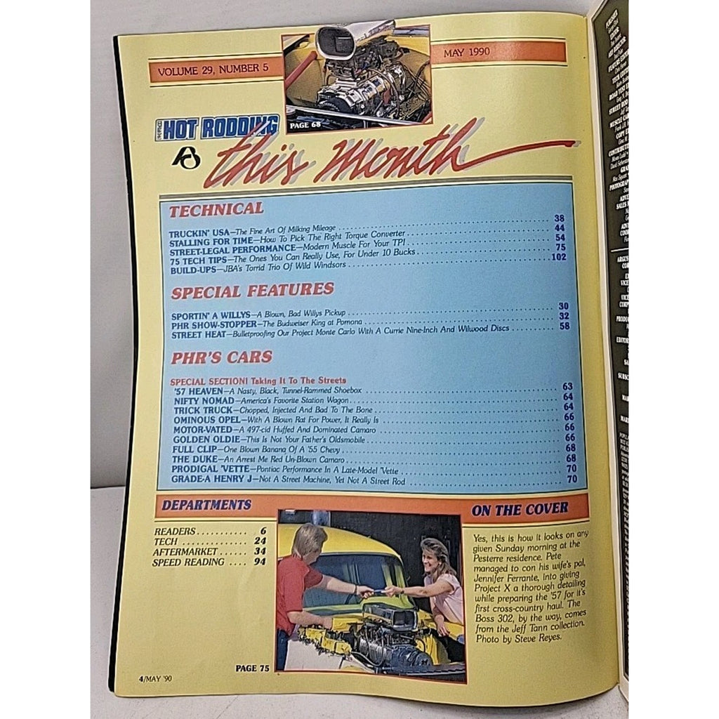 Street & Strip Popular Hot Rodding - May 1990 - Volume 29 Number 5