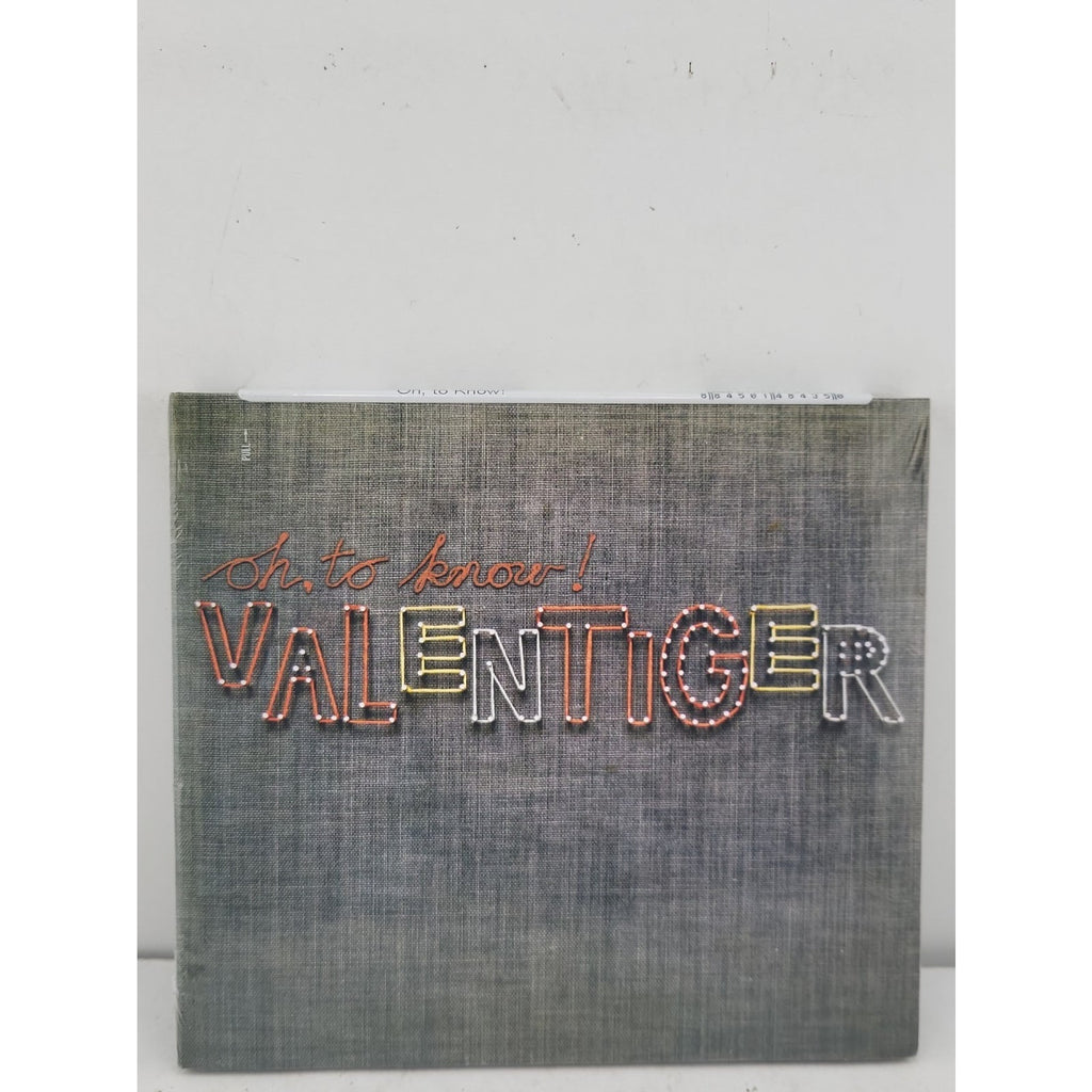 Ohto Know! by Valentiger (CD, 2011) *Brand New*