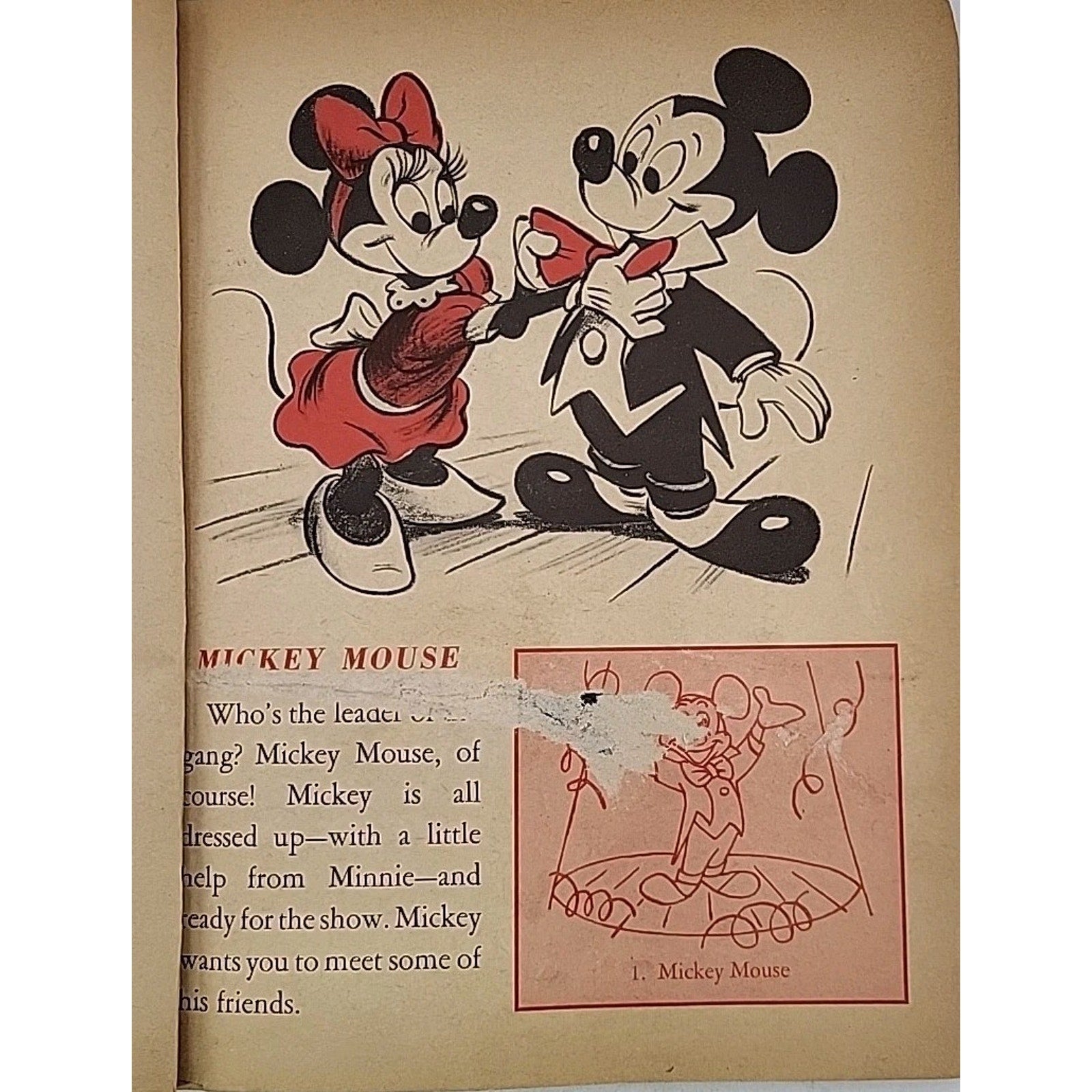1956 Walt Disney's Mickey Mouse Club Stamp Book