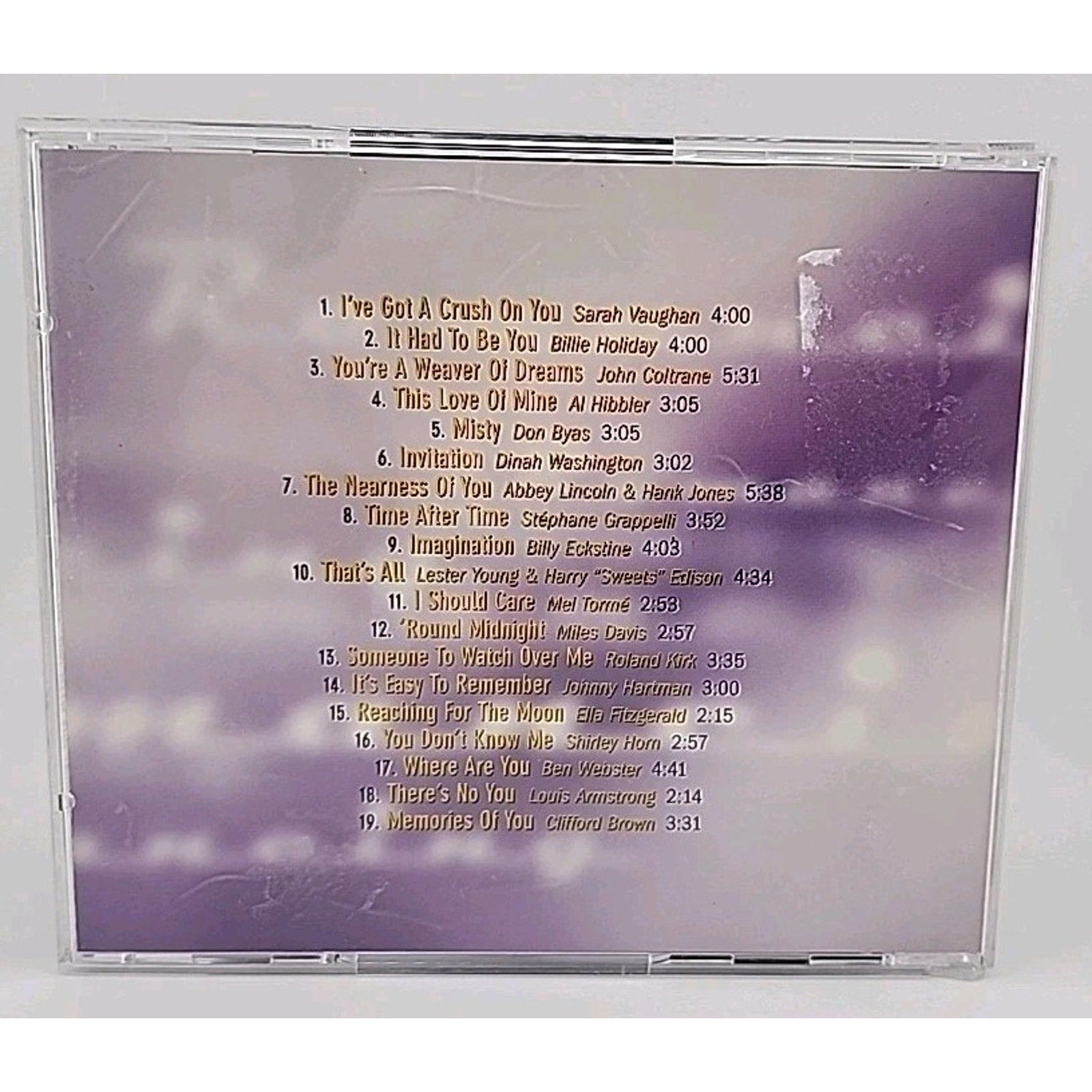 Sweet Basil. A Night Out With Verve, Disc 4 Romancing (CD)