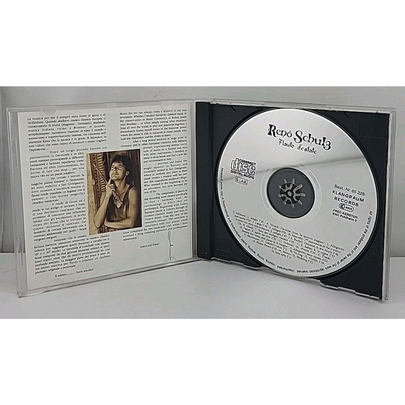 Flauto D'estate By Reno Schulz (CD)