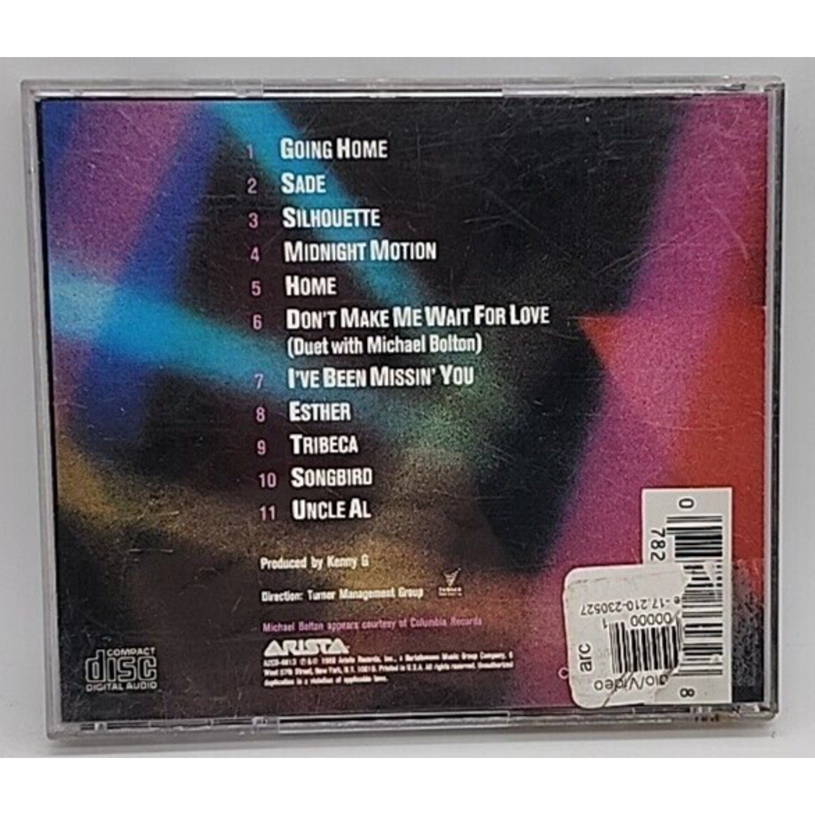 Live by Kenny G (CD, 1989)