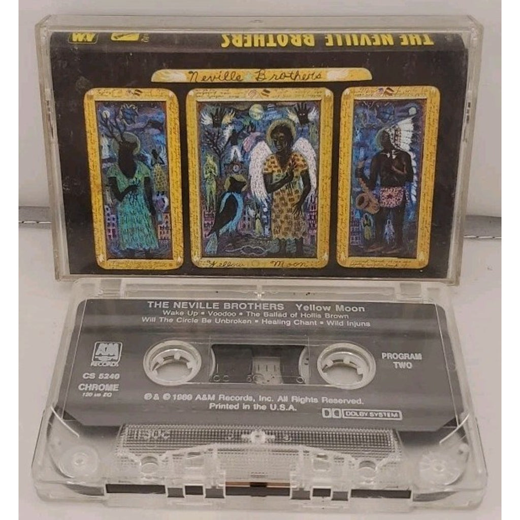 Yellow Moon by Neville Brothers (Cassette, Oct-1990, A&M Records)