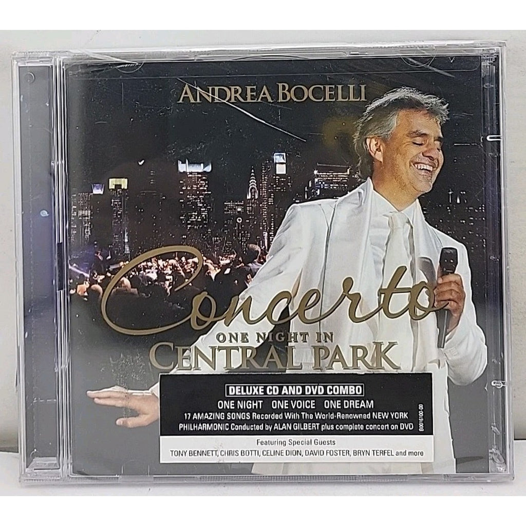 Concerto One Night in Central Park by Bocelli, Andrea (CD, 2011) *Brand New*