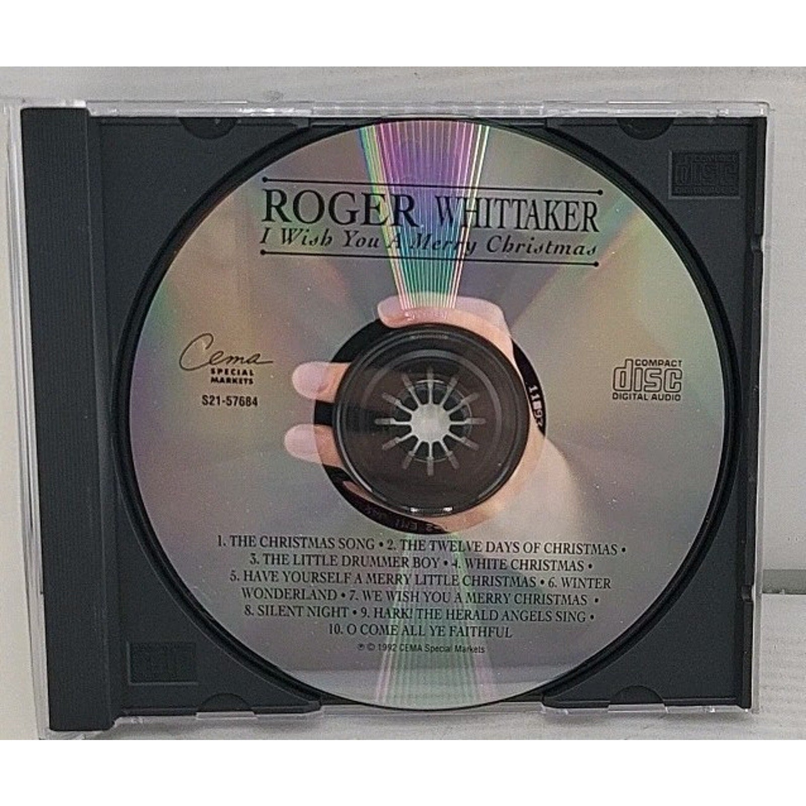 Roger Whittaker - I Wish You A Merry Christmas CD 1990s Christmas Cema