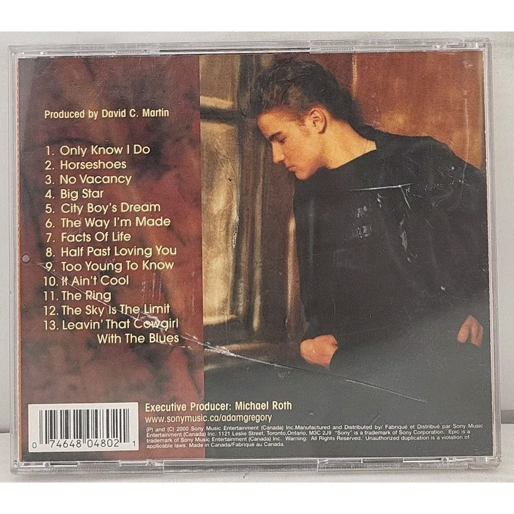 Way I'm Made by Adam Gregory (CD, 2001)