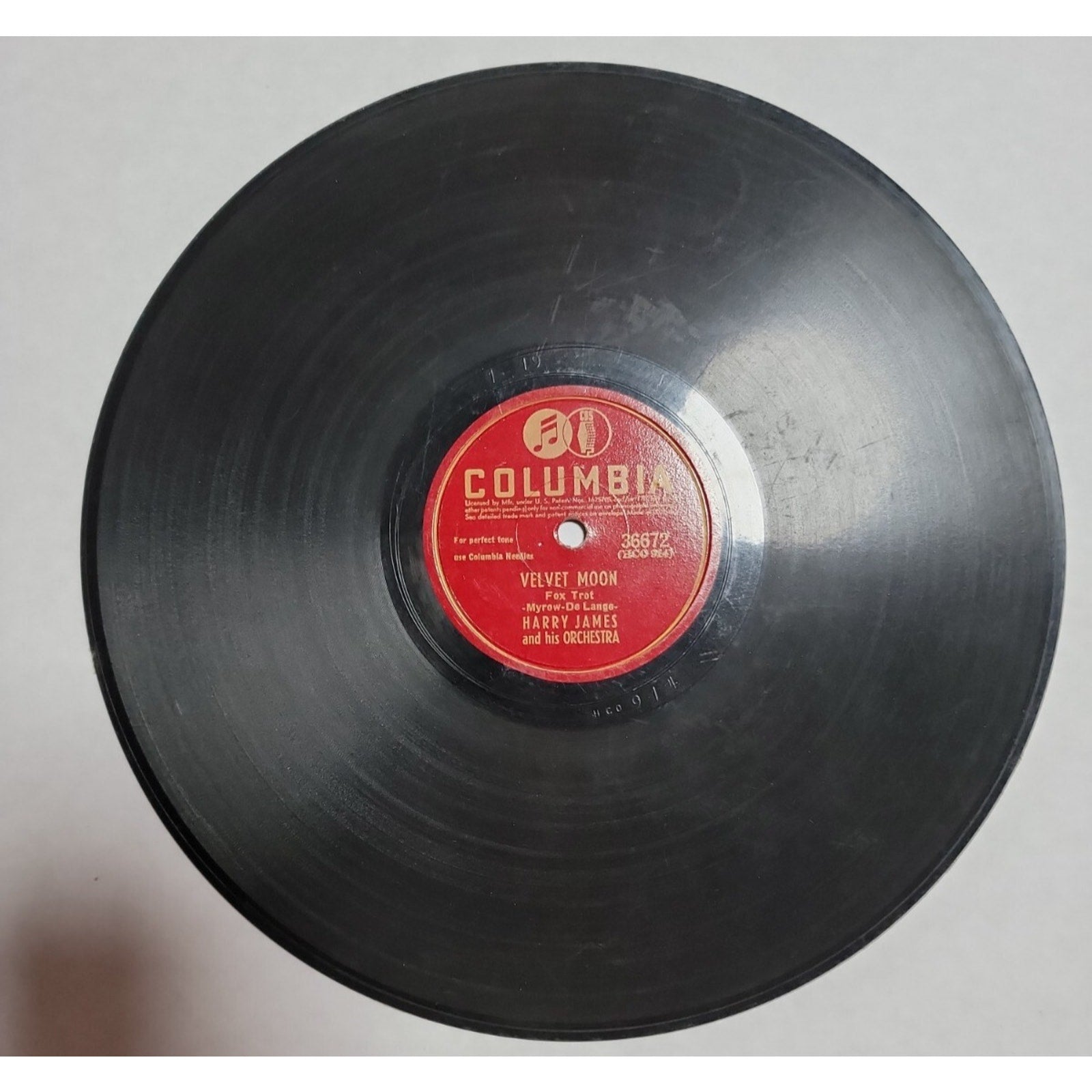 Prince Charming/Velvet Moon Fox Trot Harry James And His Orchestra Record