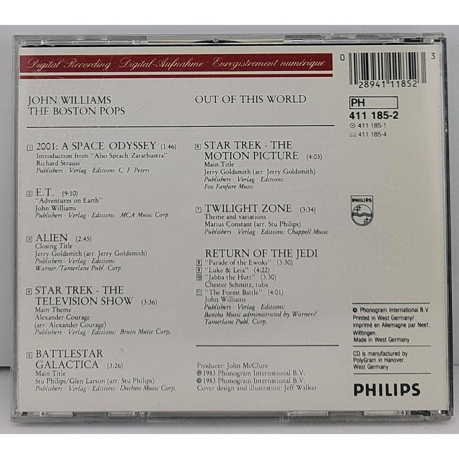 Out of This World by John Williams (Film Composer)/Boston Pops Orchestra (CD,...