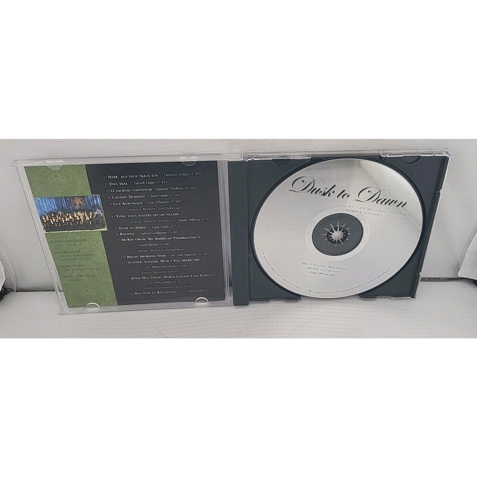 Dusk To Dawn - Mt. San Antonio College Chamber Singers CD