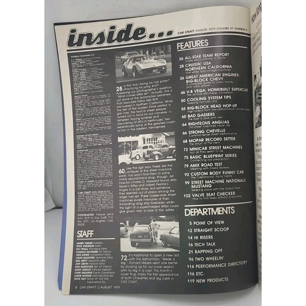 Car Craft Magazine - August 1979 - Volume 27 Number 8