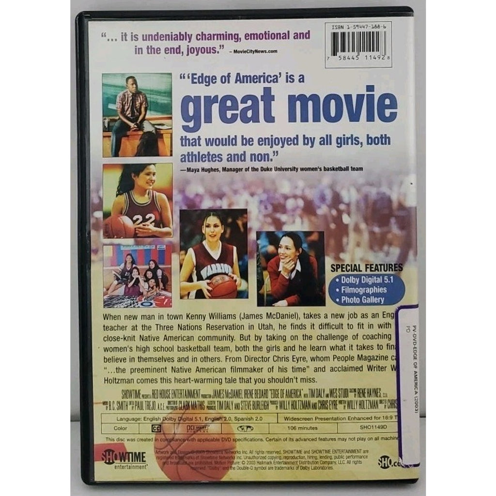 Edge of America (DVD, 2003)