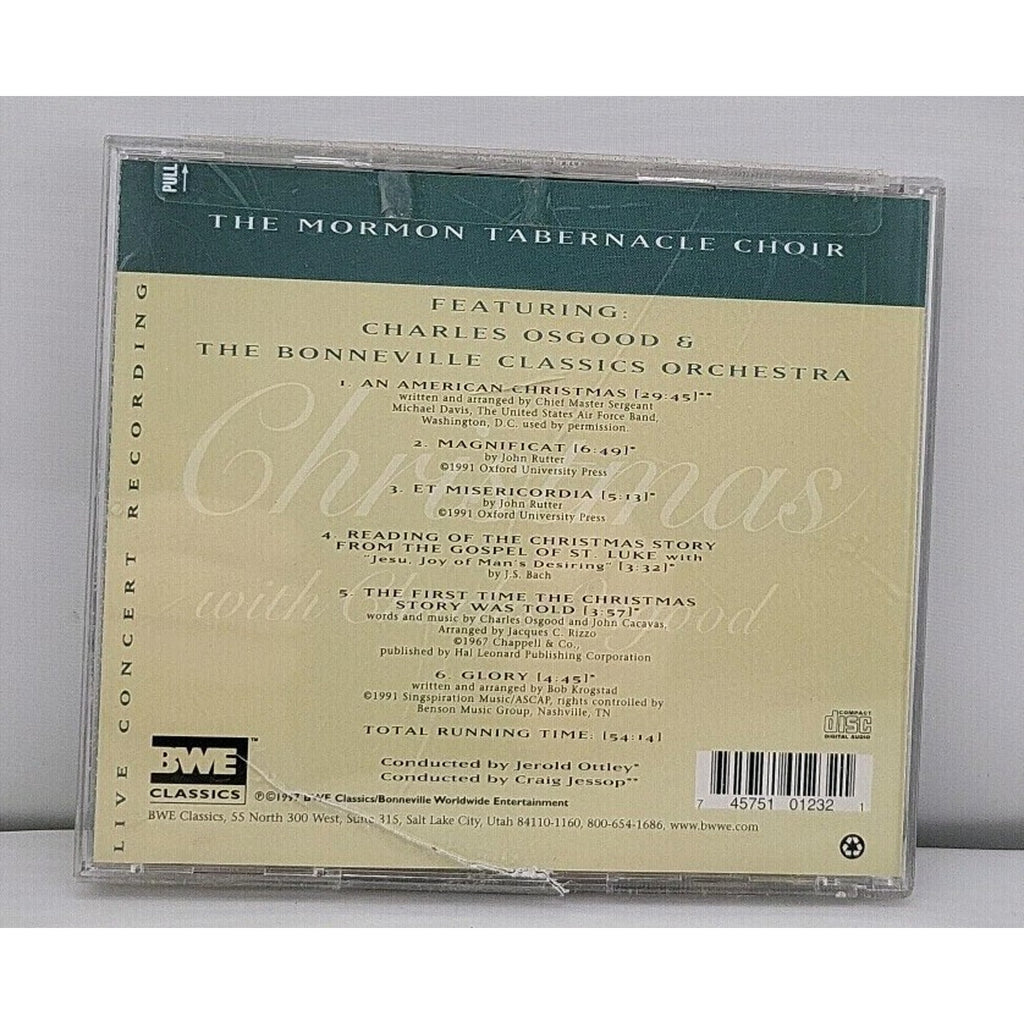 Christmas with Charles Osgood by Mormon Tabernacle Choir (CD, Oct-1997,...