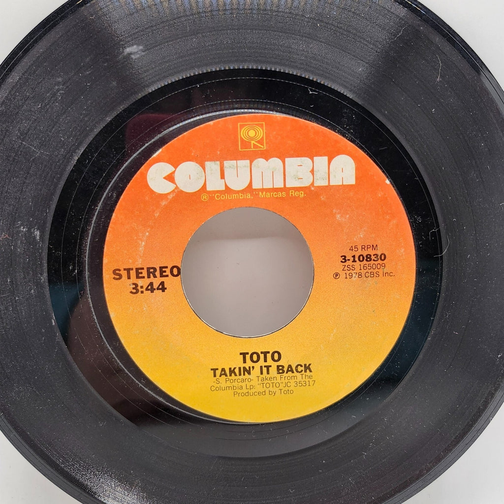 Hold the Line / Takin' It Back by Toto (Record) - 3-10830
