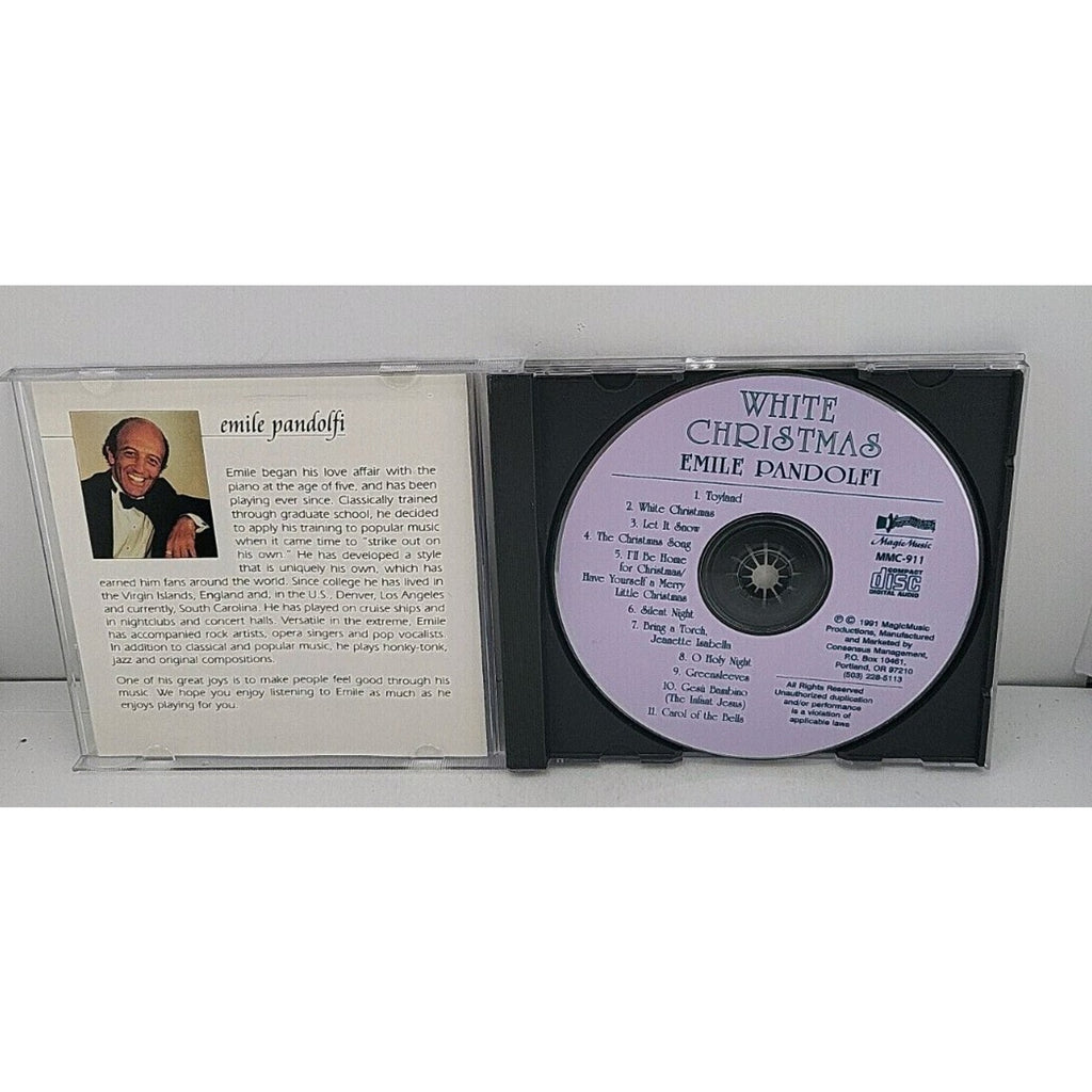 White Christmas: Piano Solo - Audio CD By Emile Pandolfi
