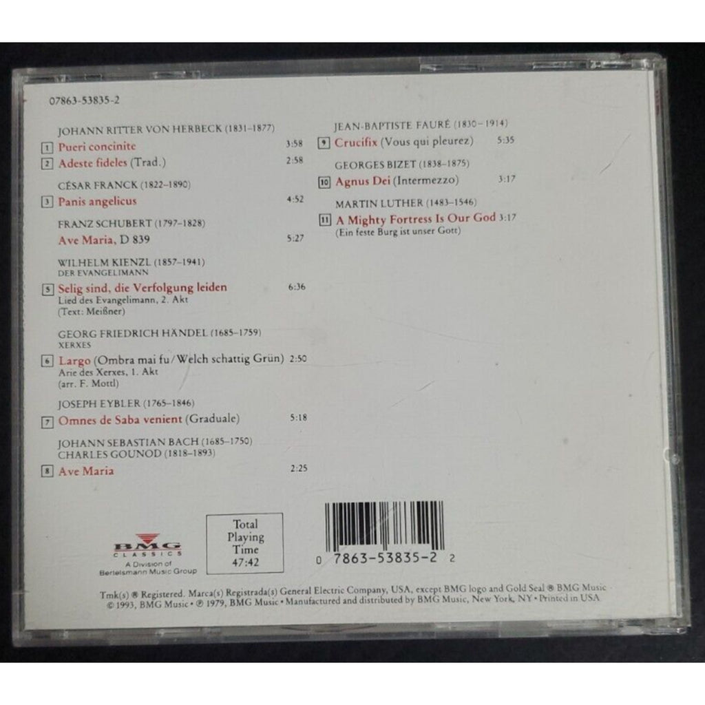 Ave Maria (CD, Oct-1990, RCA)