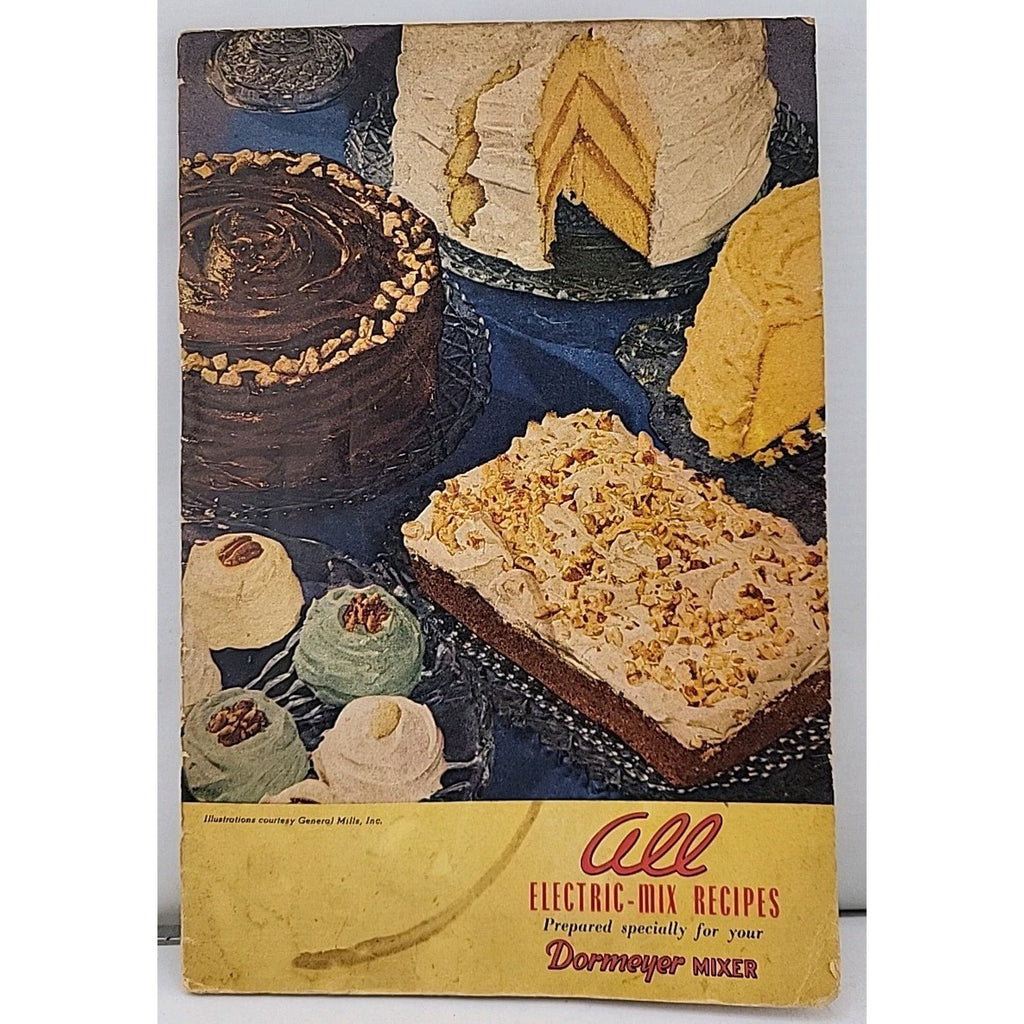 Dormeyer All Electric Mix Recipes by Dormeyer Mixer Book PB 1946