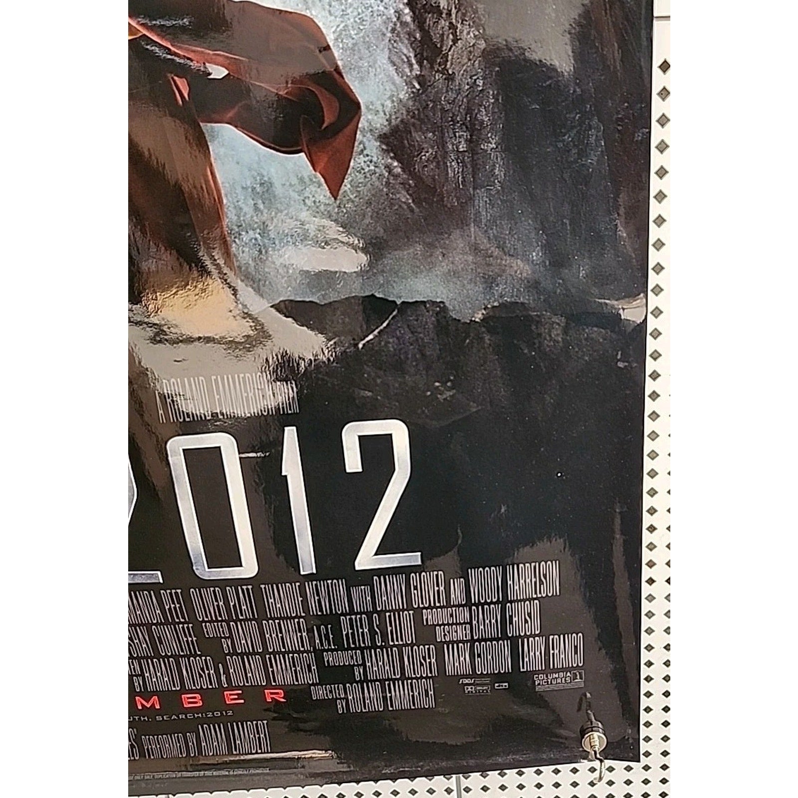 2012 Movie Poster 27 x 40 Double Sided Rolled