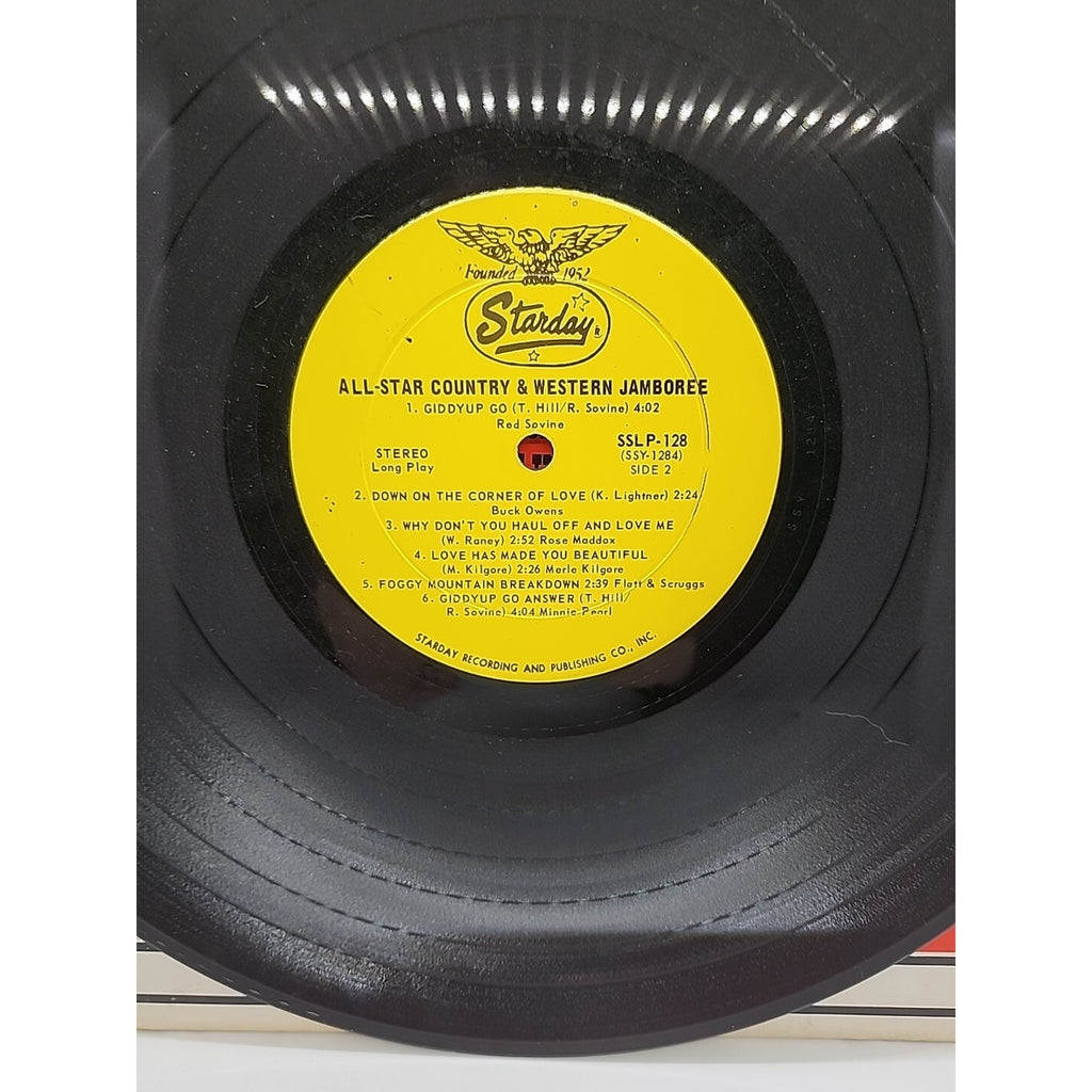 All Star Country & Western Jamboree 2LP Starday SYS 7001 (Record)