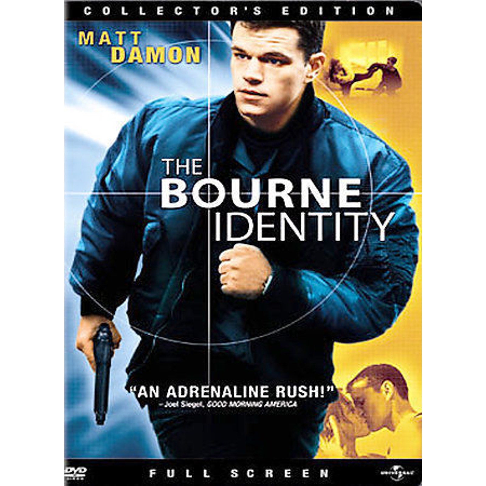 The Bourne Identity (DVD, 2003, Full Frame)