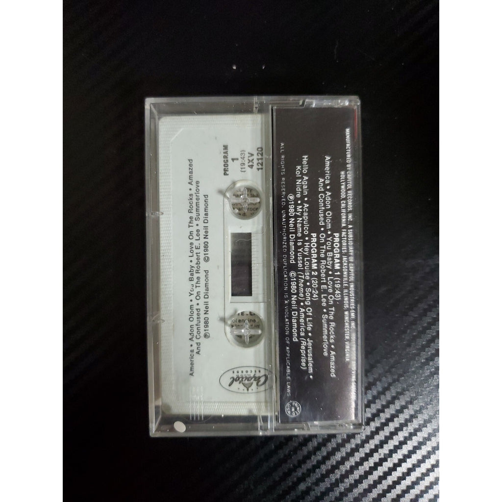 Neil Diamond Jazz Singer (Cassette) Capitol Records