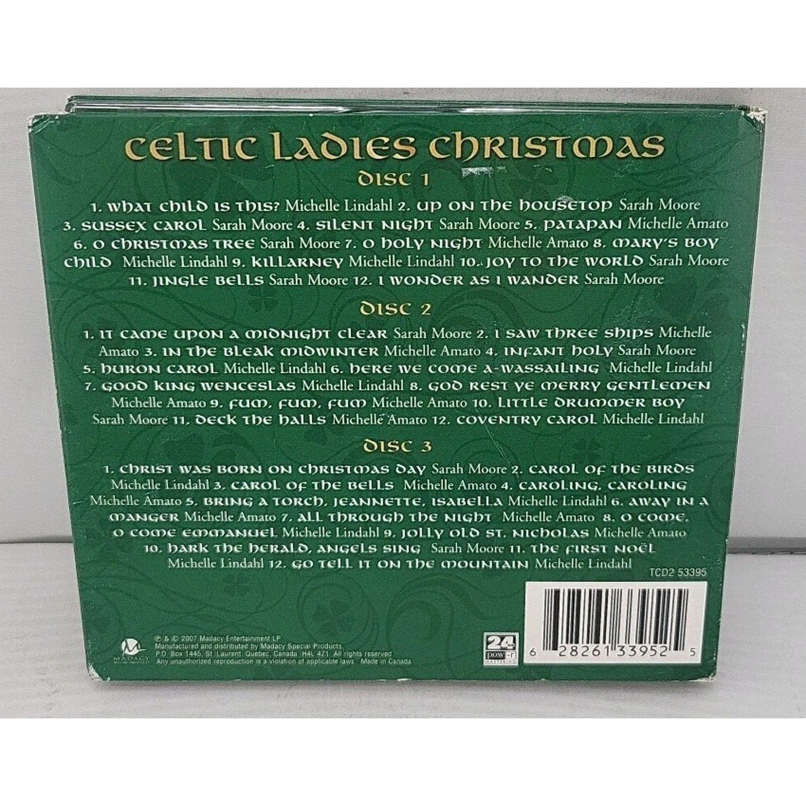 Celtic Ladies Christmas: 3 Disc (CD, 2007 MADACY)