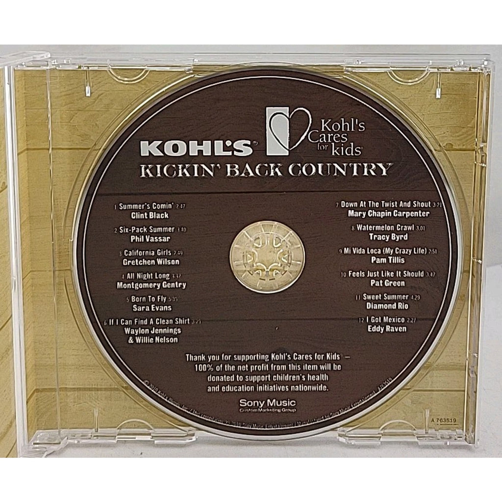 Kohl's Kickin' Back Country by Various Artists (CD 2010 Sony) Clint Black