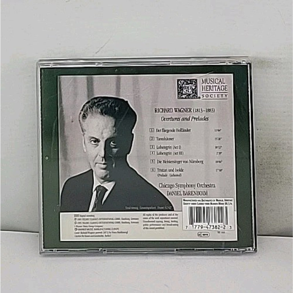 Wagner: Overtures and Preludes CD Chicago Symphony Orchestra Barenboim