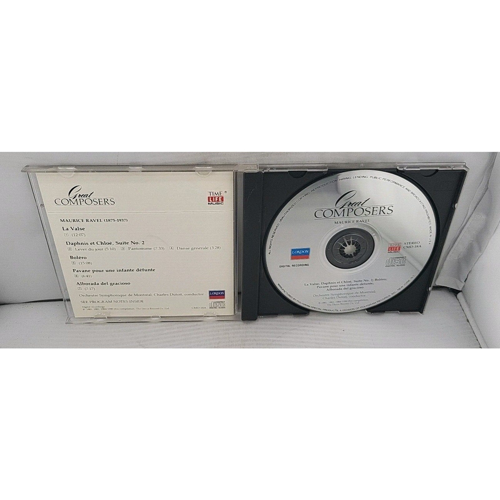 Ravel Great Composers A CD