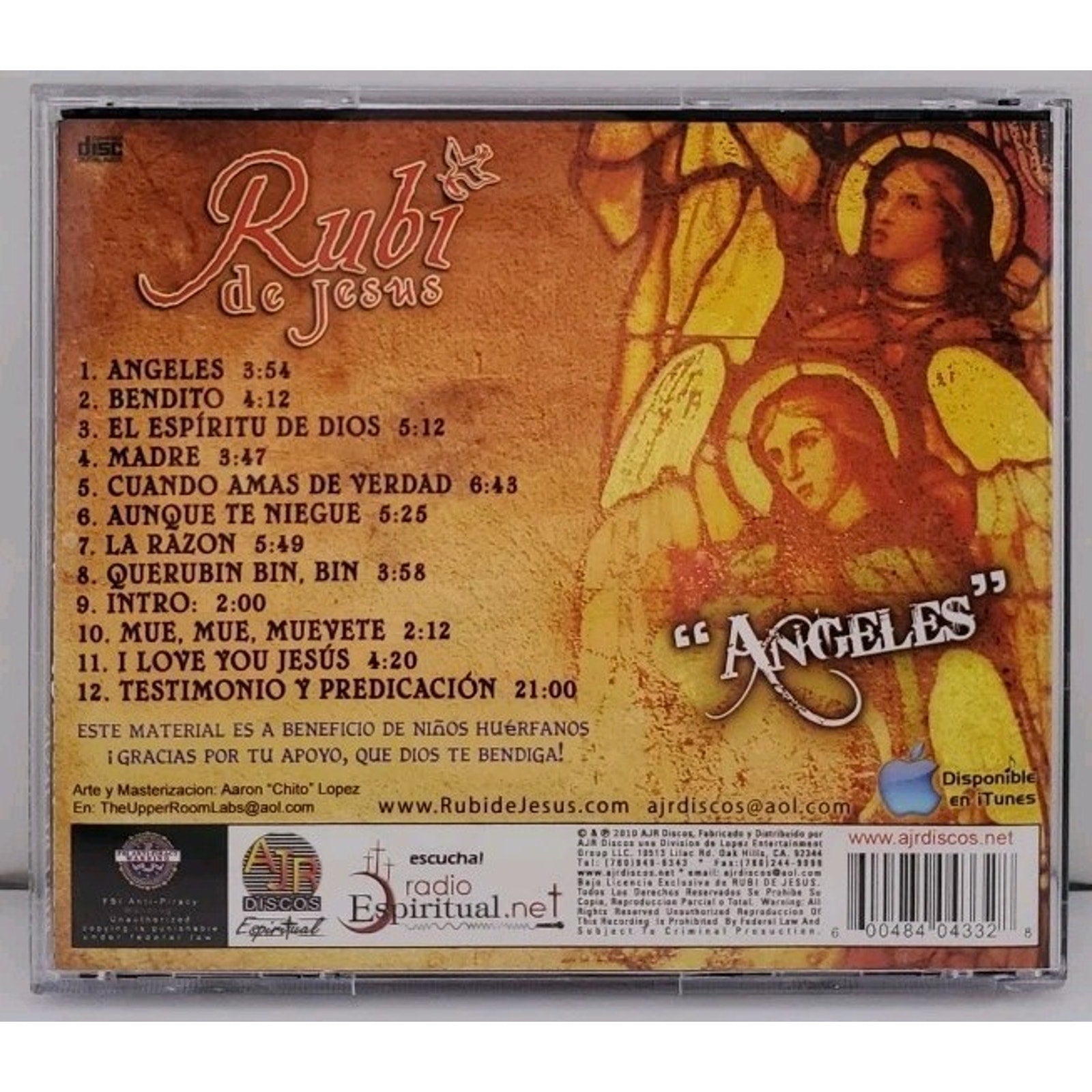 Rubi De Jesus - "Angeles" CD