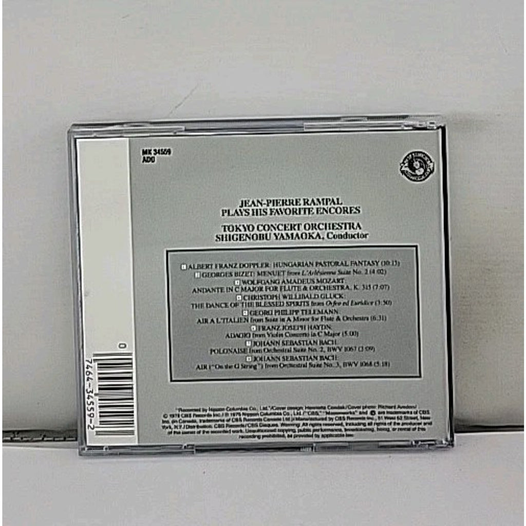 Plays Favorite Encores by Jean-Pierre Rampal (CD, 1990)