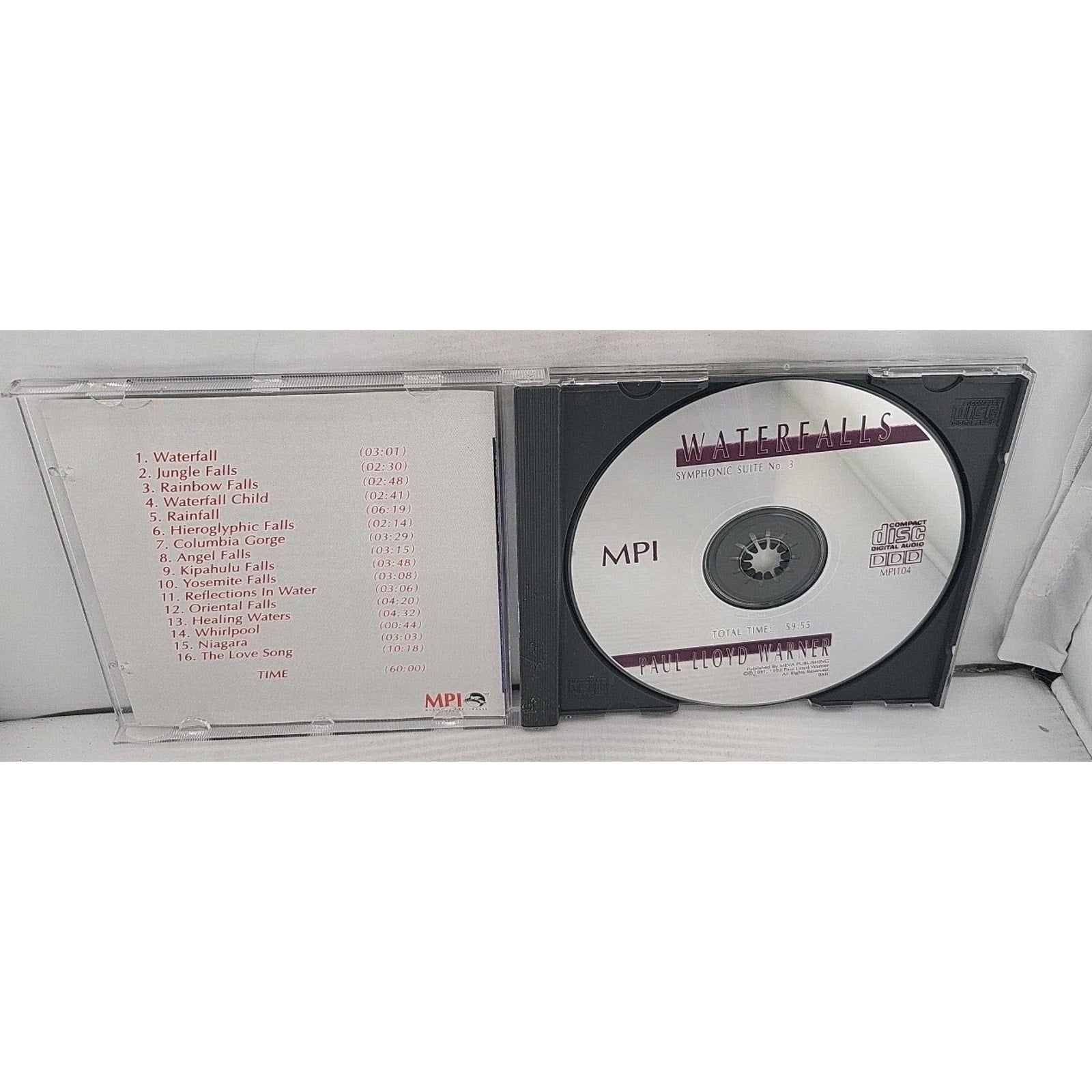 Waterfalls: Symphonic Suite No. 4 by Paul Lloyd Warner (CD)