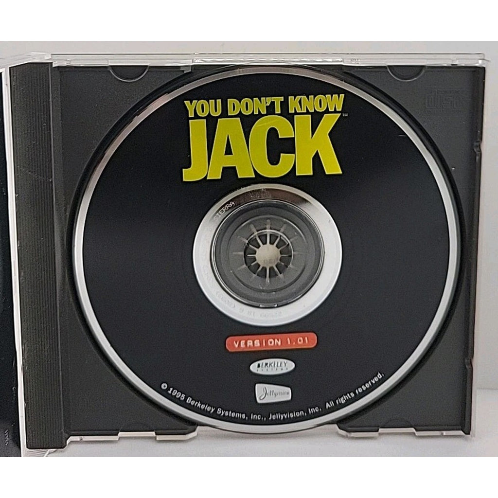You Don't Know Jack Version 1.01 Trivia Game PC CD-ROM Windows Mac 1995 Jackbox
