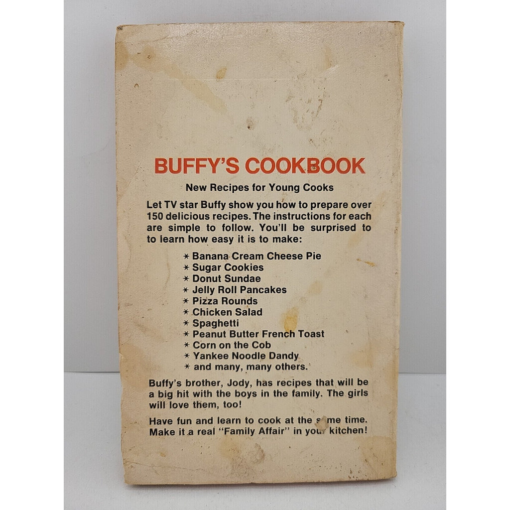 Buffy's Cookbook by Jody Cameron PB 1971 Family Affair TV, Celebrity Kitchen
