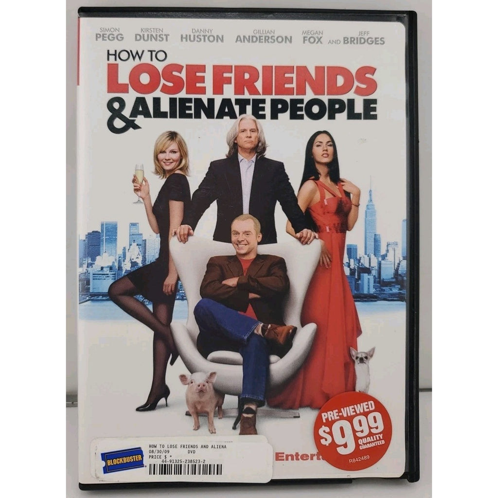 How to Lose Friends and Alienate People by Toby Young (2008, DVD)