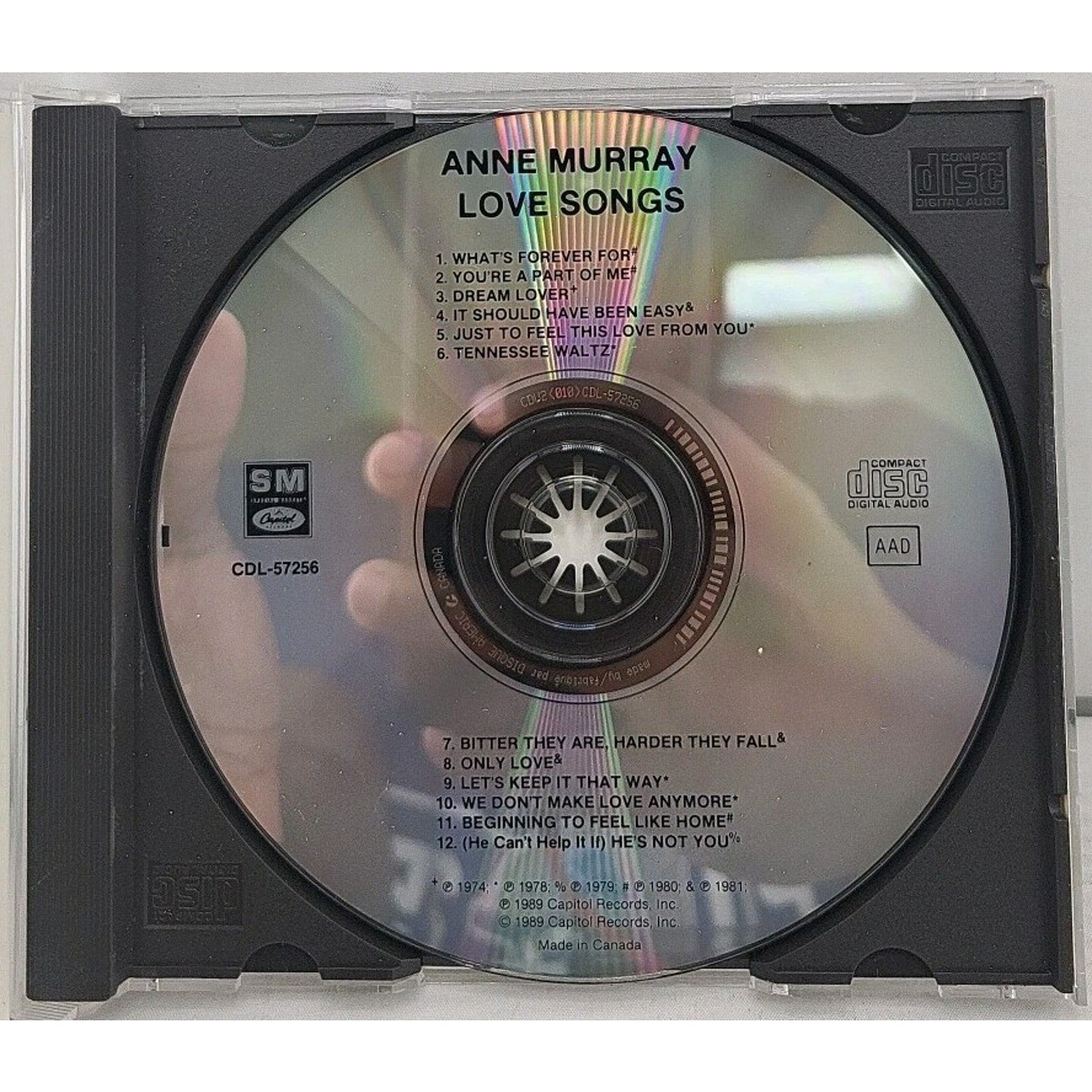 Love Songs by Anne Murray (CD, 1995)