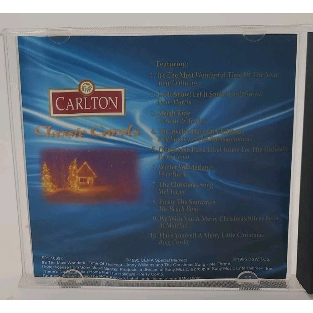 Carlton Classic Carols (CD, 1995) Lena Horne, Dean Martin, Perry Como, Mel Torme