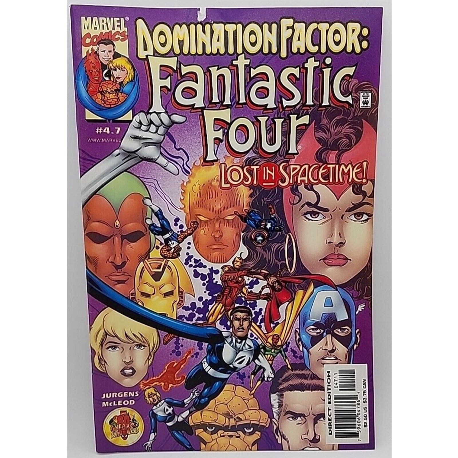 Domination Factor: Fantastic Four #4.7 Marvel Comics