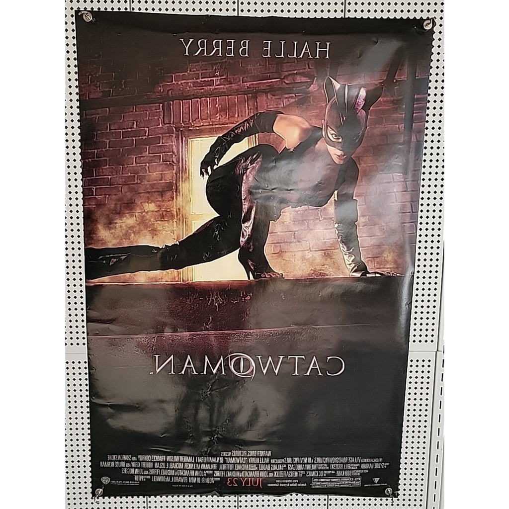 Catwoman Movie Poster 2004 Halle Berry Double-Sided Original 27x40