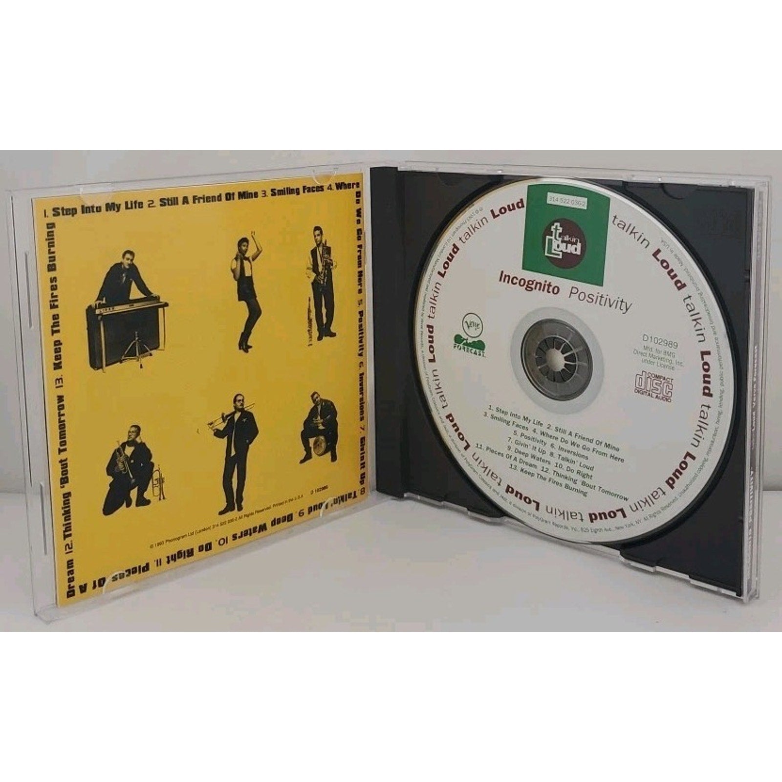 Positivity by Incognito (CD, 1994)
