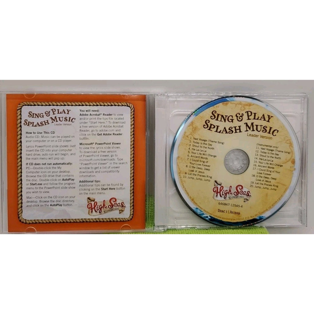 High Seas Expedition: Sing & Play Splash Music CD 2 Discs