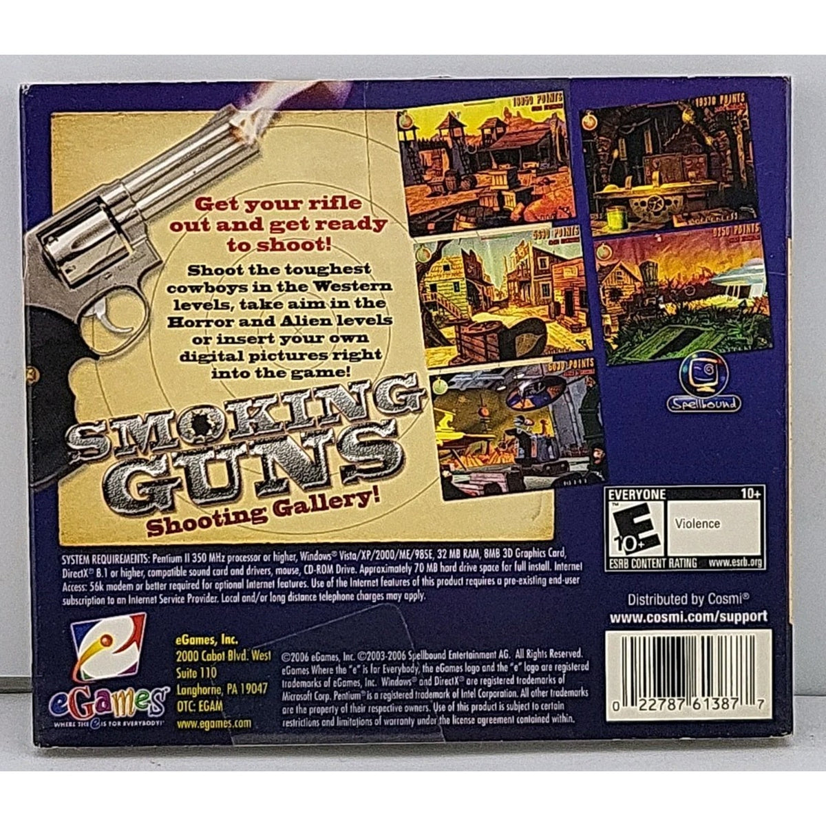 Smoking Guns Shooting Gallery 2006 PC CD-ROM