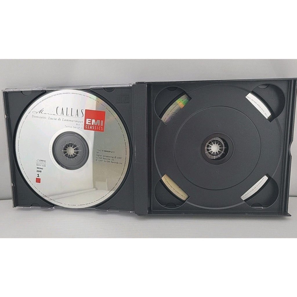 Donizetti Lucia Di Lammermoor CD Set Maria Callas 2 Discs Tullio Serafin EMI