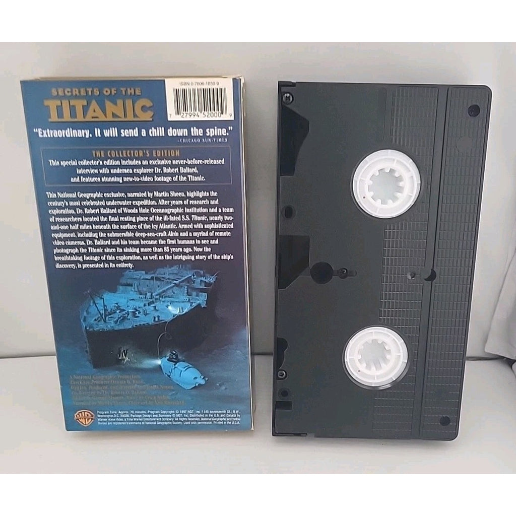 National Geographic Video - Secrets of the Titanic (VHS, 2000, National...