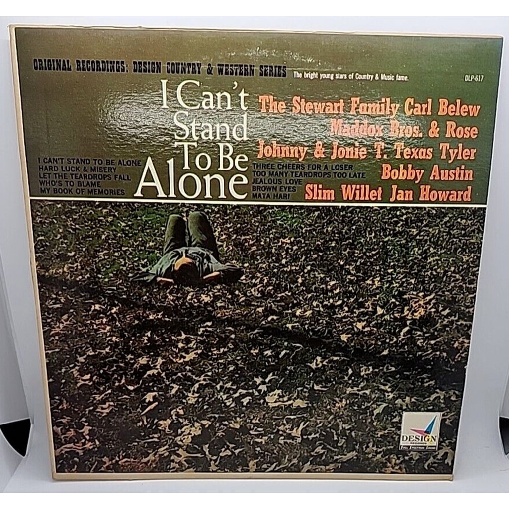 I Can't Stand To Be Alone (Record)