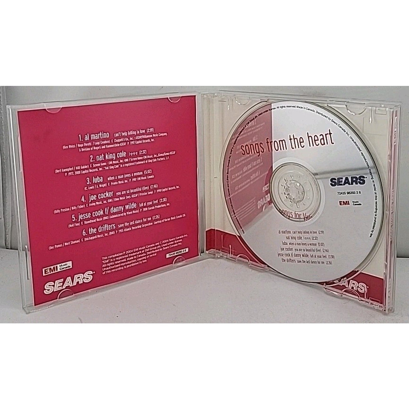 Sears Songs From The Heart CD